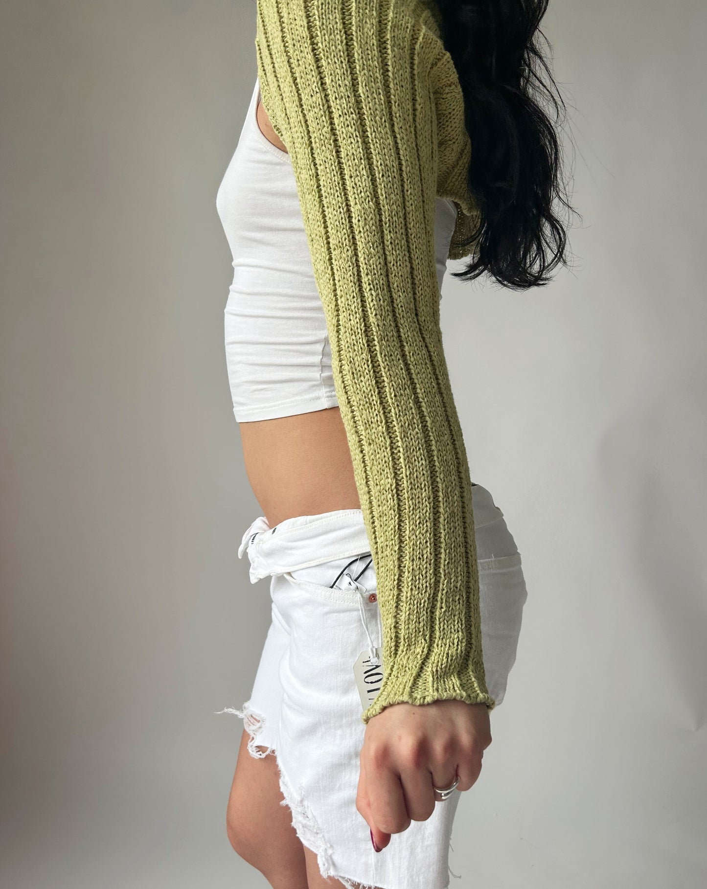 Knit Shrug - Green