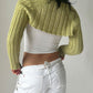 Knit Shrug - Green