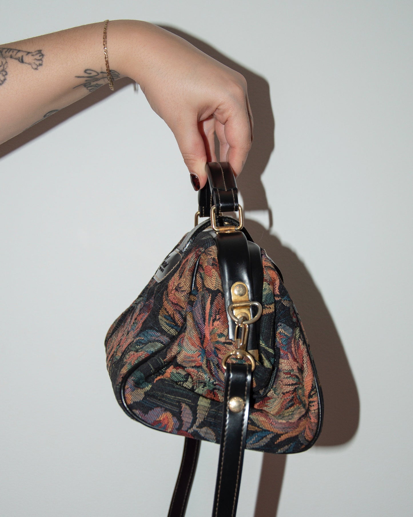 Christian Kenth Vitage Charm Purse - Multi/Gold