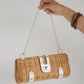Rattan Chain‑Baguette - White
