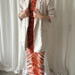 Tiger Print Dress - Orange/Brown/Cream