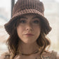 Chocolate Brown Currdory Bucket Hat