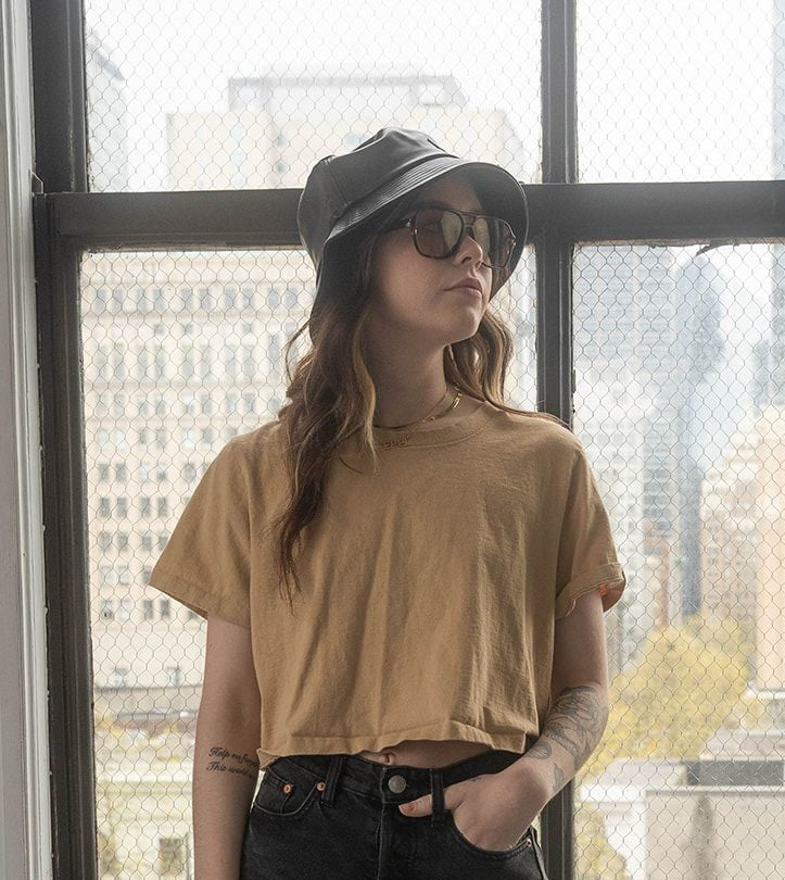 UO Oversized Cropped T-shirt