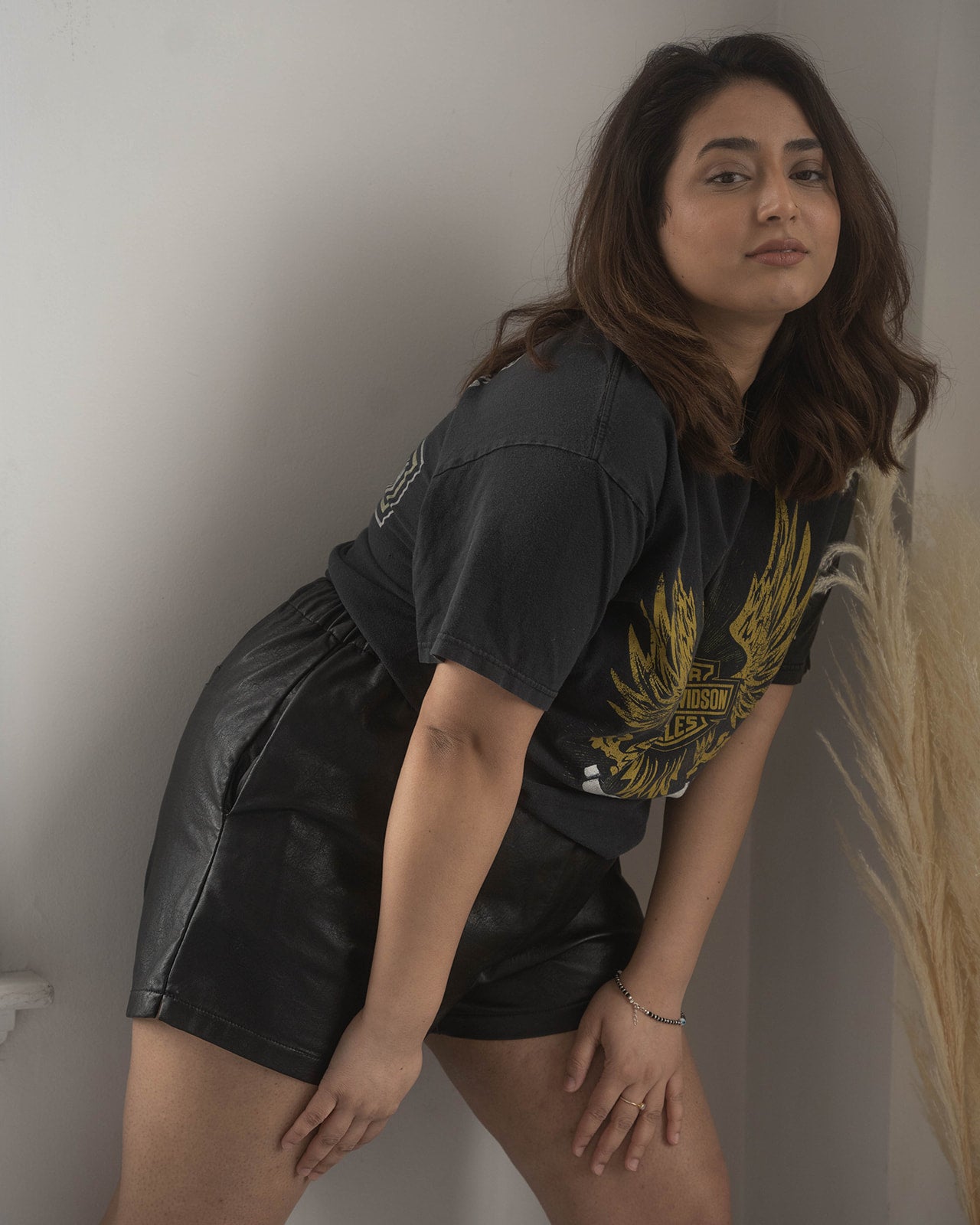 Nasty Gal Leather Shorts