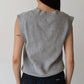 Grey V-Neck Sweater Vest