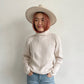 Neutral Turtleneck Knit Sweater