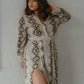 Snake Print Maxi Dress