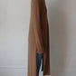 Brown Sheer Long Sleeve Shirt Dress