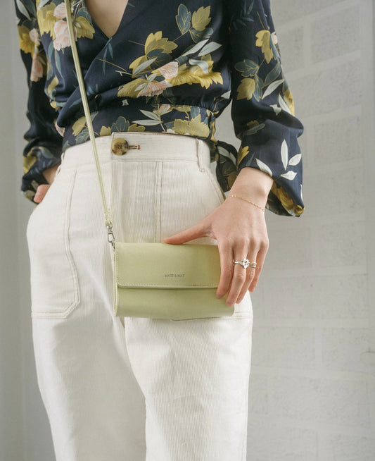 Lime Green Matt and Natt Crossbody Purse
