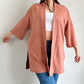Faux Suede Cardigan