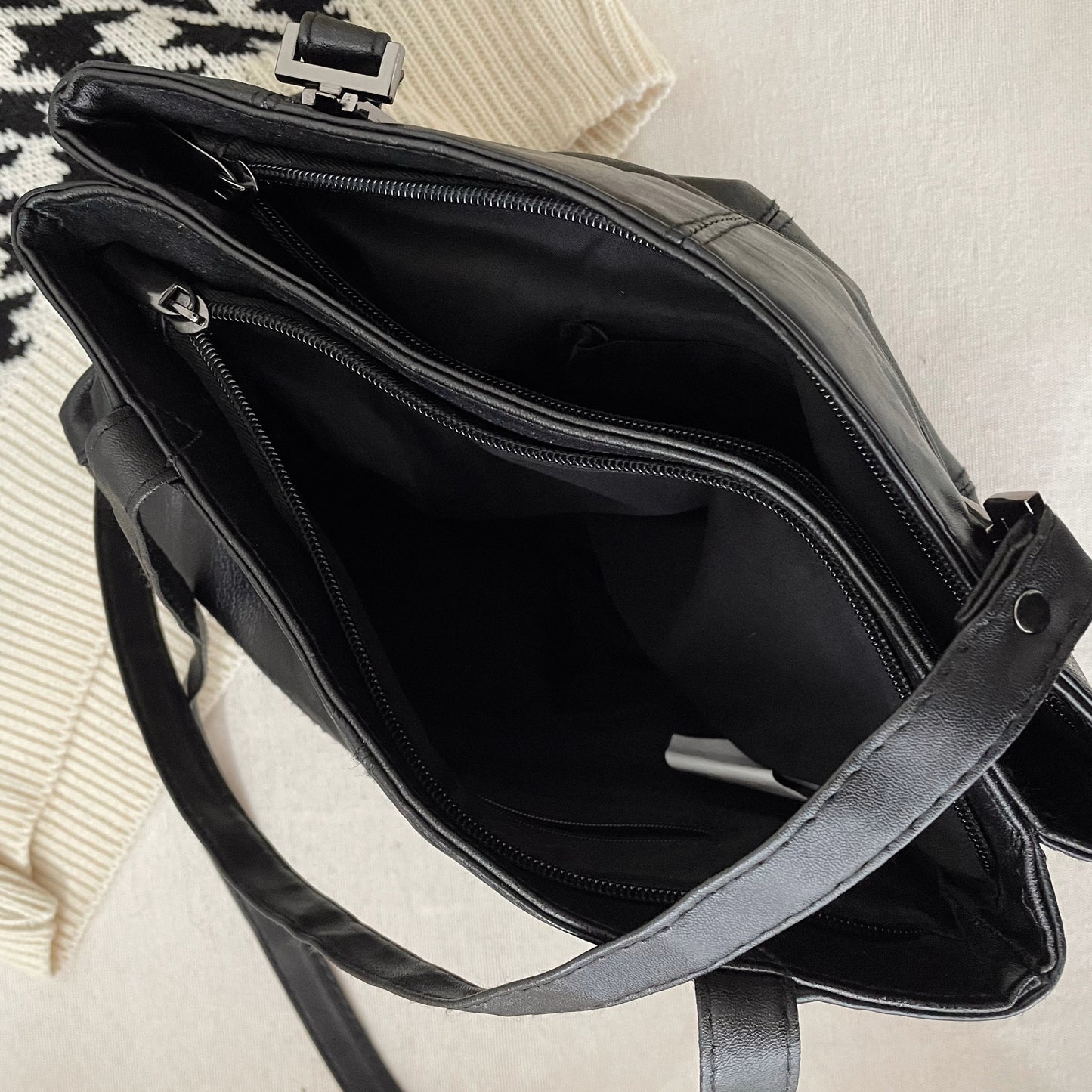 Black Shoulder Purse
