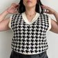 Houndstooth Sweater Vest