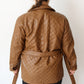 Brown Quilted Jacket