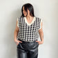 Houndstooth Sweater Vest