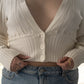 Aritzia Balloon Sleeve Cropped Sweater