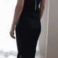 Aritzia Silk Black Dress